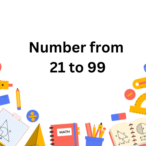 Number from 21 to 99